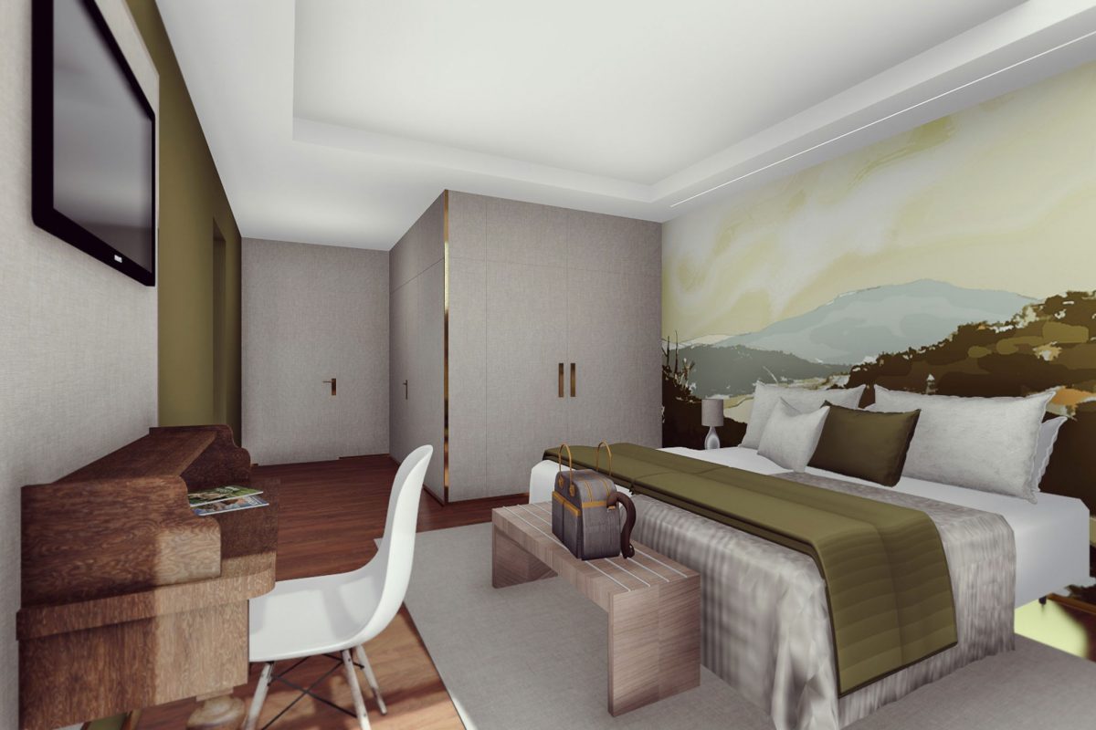 proyecto diseño hotel Ourense